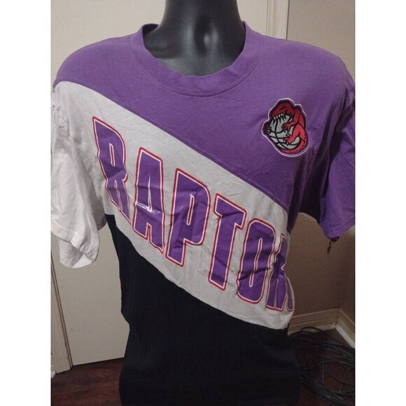 Men's Mitchell & Ness Toronto Raptors T-Shirt Hardwood Classics Size Large L - Picture 1 of 10